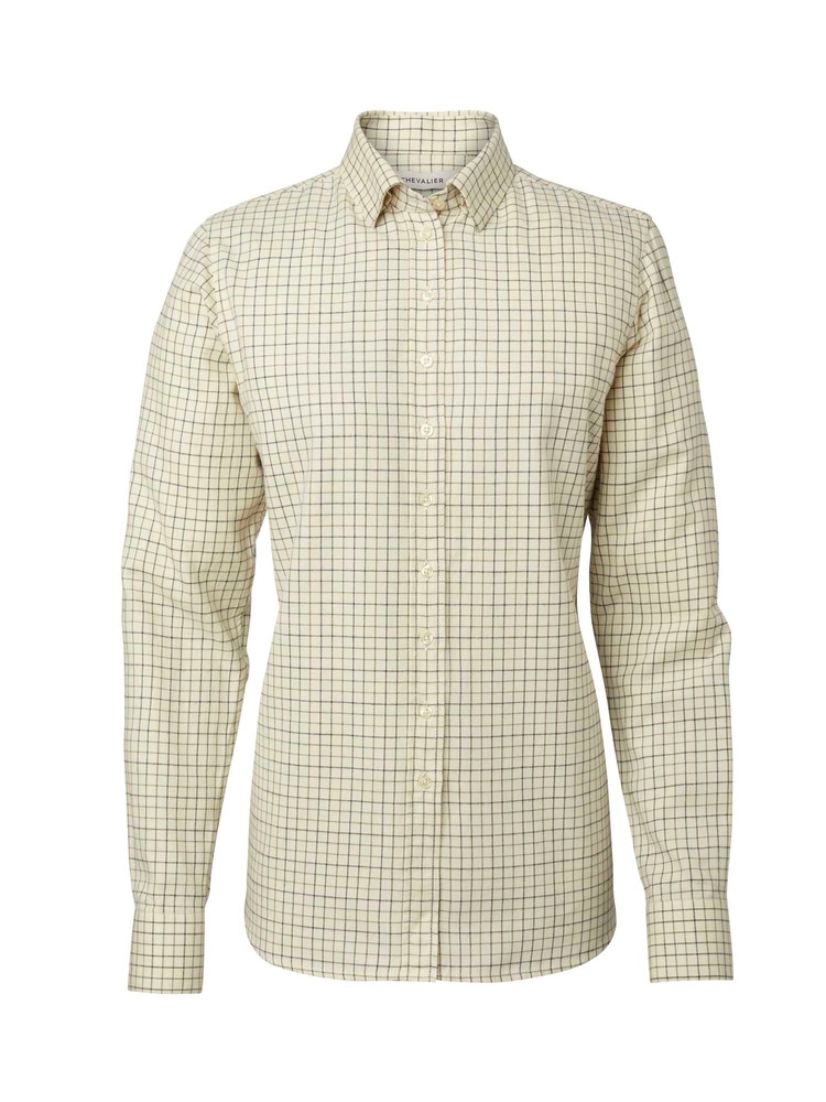 productCard.productImage: Dollis Shooting Fit Wool Shirt Women Soft Green Tattersall