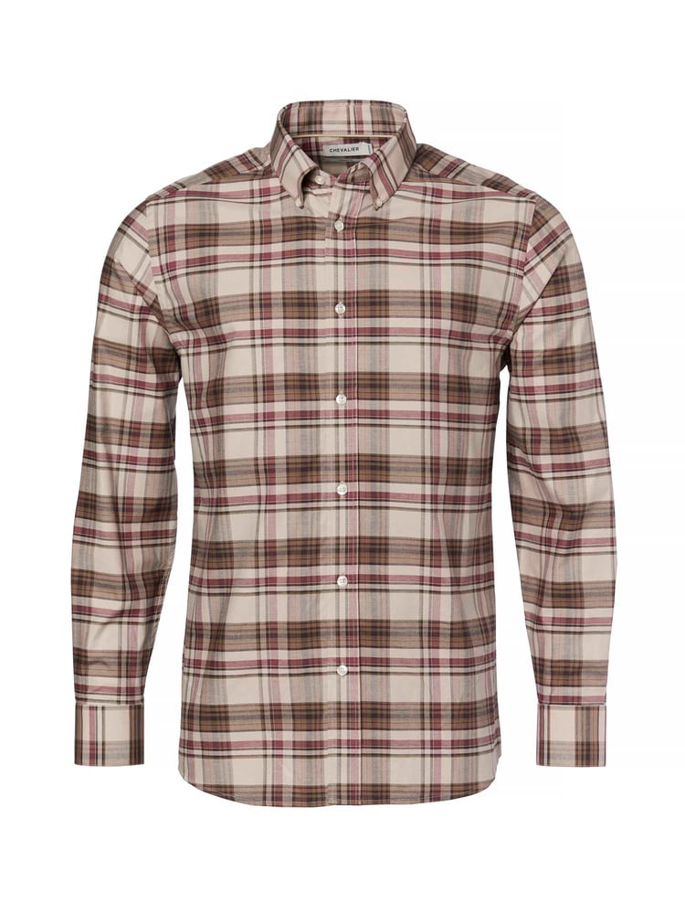 productCard.productImage: Betley Regular Fit Shirt Men Millet Brown Checked