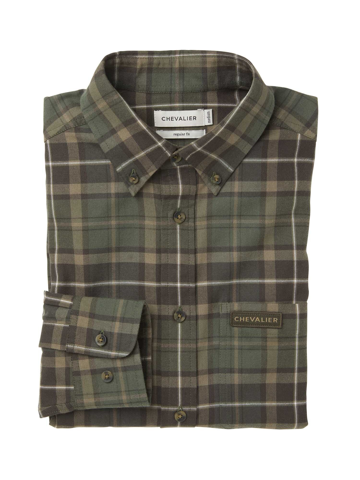 Teal Light Flannel Shirt Men