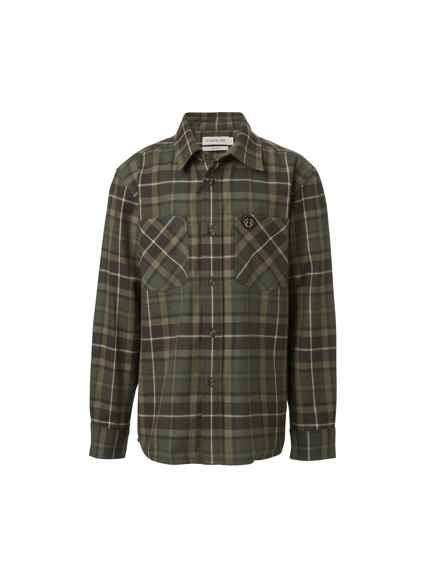 Teal Light Flannel Shirt Junior