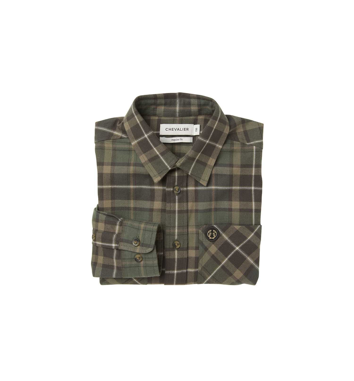 Teal Light Flannel Shirt Junior