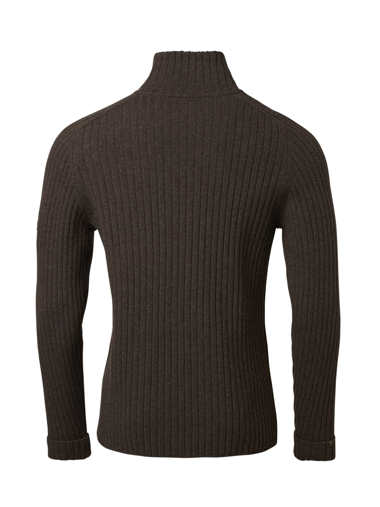 Antony Half Zip Wool Pullover Men Chevalier